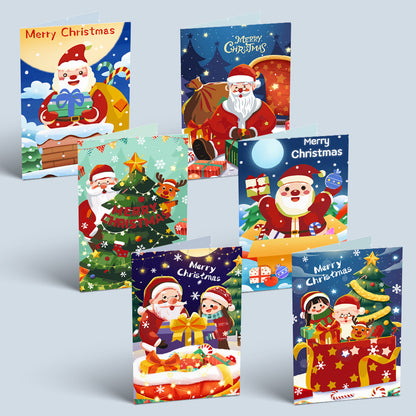 Paint by Numbers Christmas Card #2