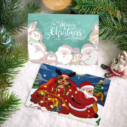 Paint by Numbers Christmas Card #4