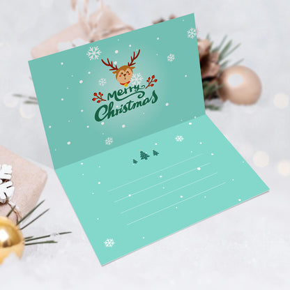 Paint by Numbers Christmas Card #1