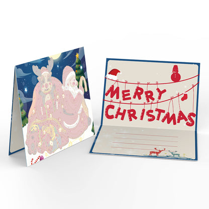Paint by Numbers Christmas Card #4