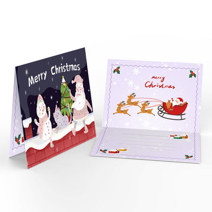 Paint by Numbers Christmas Card #5