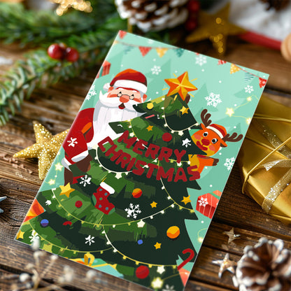 Paint by Numbers Christmas Card #2