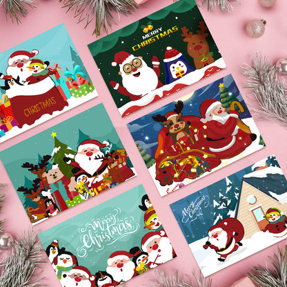 Paint by Numbers Christmas Card #4