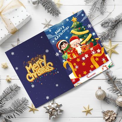 Paint by Numbers Christmas Card #2