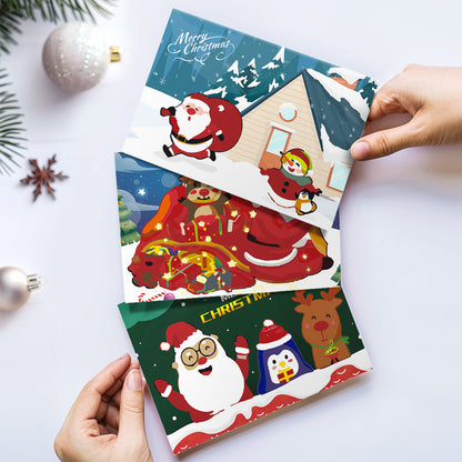 Paint by Numbers Christmas Card #4