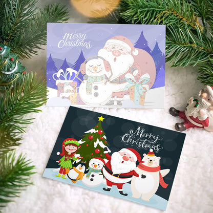 Paint by Numbers Christmas Card #1