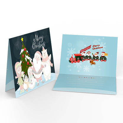 Paint by Numbers Christmas Card #1