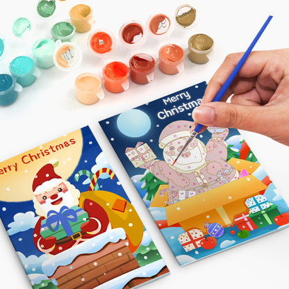 Paint by Numbers Christmas Card #2