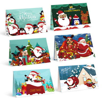 Paint by Numbers Christmas Card #4