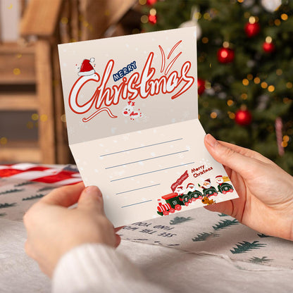 Paint by Numbers Christmas Card #4