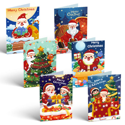 Paint by Numbers Christmas Card #2