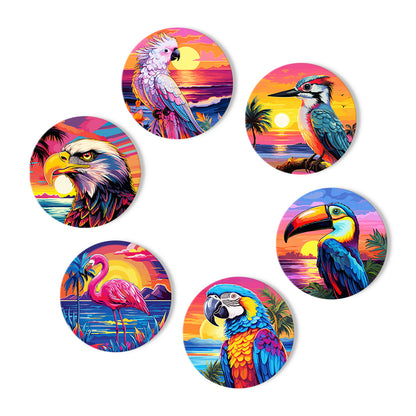 Paint by Numbers Coasters #1