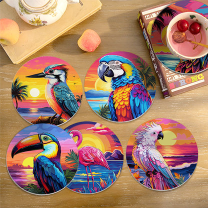 Paint by Numbers Coasters #1