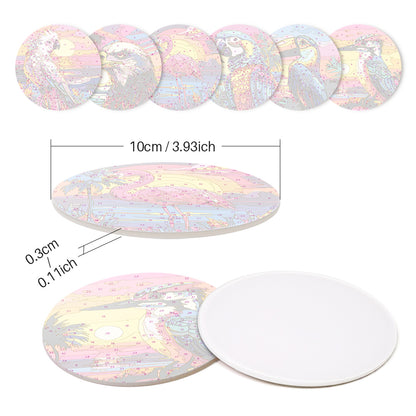 Paint by Numbers Coasters #1